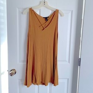 Mustard summer dress